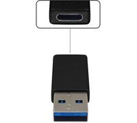 VSHOP® Adaptateur USB 3.0 vers USB C, Mini Adaptateur USB3.0 unilatéral USB 3.0 mâle vers connecteur Adaptateur Femelle de Type