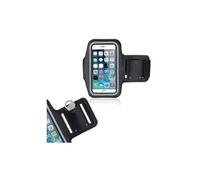 Vshop brassard étui robuste noir pour iphone 7 plus / 6 plus et galaxy note 5 - sports gym vélo jogging