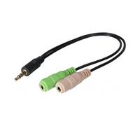Vshop câble adaptateur casque pour iphone/ipod/htc/lenovo notebooks