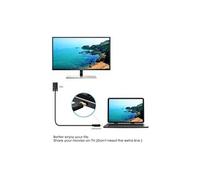 Vshop® câble adaptateur displayport vers vga,haute qualité 1,8m, 1080p, mâle vers mâle, compatible avec dell , asus , pc, lenovo