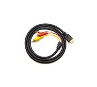 Vshop câble hdmi mâle vers 3 rca composite mâle 1,5m (adaptateur vidéo hdmi vers rca composite)