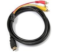 VSHOP® câble HDMI vers RCA, HDMI mâle vers 3RCA AV composite mâle M-M connecteur câble adaptateur Cordon émetteur (pas de fonction