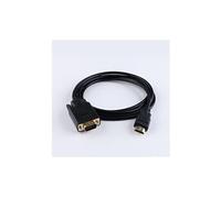 Vshop cable hdmi vers vga, plaqué or haute vitesse 1080p hdtv actif convertisseur hdmi vers vga mâle à mâle, 2m, couleur noir