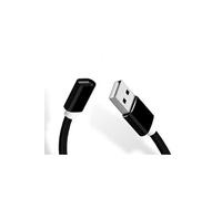 VSHOP Câble magnétique USB C en Nylon Tressé 3.1, Charge ultra rapide magnétique (Noir)