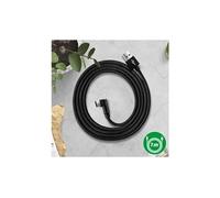 Vshop câble usb 3. 1 à angle droit type c usb-c vers usb 2. 0 connecteur 90 degrés pour tablette et téléphone portable (1m/noir/nylon)