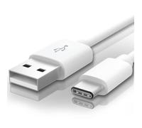 VSHOP® Câble USB Type-C vers USB-A mâle 2e génération - 1 m - Blanc