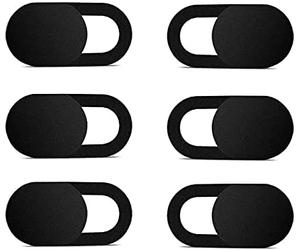 VSHOP® Cache Webcam (Lot de 6) - Cache pour Webcam Ultra Fin - Adaptable iPad, PC Portables, Macbook Pro, Mac, Macbook air, iMac, Dell, Lenovo, HP, etc. Protège Votre Vie privée.