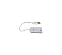Vshop carte son cable externe usb jack micro + casque pour pc, mac