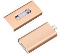 VSHOP® Clé USB iPhone 64Go USB 3.0 micro USB Flash Drive à l’Extension de Stockage et Transfert de Donnés de iOS Appareils et Mac PC Ordinateur, Or G