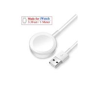 VSHOP Compatible pour Apple Watch Chargeur câble, câble de charge rapide sans fil magnétique avec iWatch USB de 3,3 pieds / 1 mètre, cordon portable