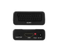 VSHOP Convertisseur Péritel vers HDMI Adaptateur SCART vers HDMI 1080P HD Compatible avec NTSC PAL pour Sky HD Blu Ray Apple TV PS3 TV CR - Reconditionné