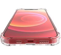 VSHOP®Coque Compatible aveciPhone 12 Mini Cover Transparent Silicone TPU Air-Cushion Antichoc /4 Coins Etui pour iPhone 12 Mini- Transparent