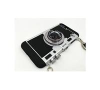 Vshop coque emily in paris coque de téléphone vintage camera-modern 3d vintage style camera design silicone cover avec long strap rope pour iphone 6