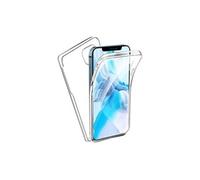 Vshop coque pour iphone 13 housse, iphone 13 coque transparent silicone tpu case intégral 360 degres full body protection coque etui pour iphone 13