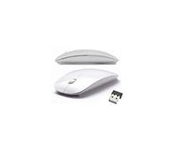 Vshop souris sans fil ultra mince 2. 4g optique silencieuse anti-bruit wireless usb avec récepteur nano pour pc, ordinateur portable, macbook, compa