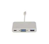 VSHOP USB type C USB 3.1 Hub USB-C à USB 3.0 / VGA Chargeur adaptateur pour New Macbook, Google Chromebook Pixel et Type C