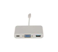 VSHOP USB type C USB 3.1 Hub USB-C à USB 3.0 / VGA Chargeur adaptateur pour New Macbook, Google Chromebook Pixel et Type C