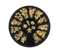 vsilay 1 boîte de remplissage en résine en forme de coquillages en forme d'étoile de mer et hippocampe pour tortue, breloques de remplissage en résine pour la fabrication de bijoux en résine