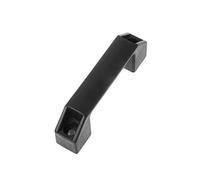vsilay Lot de 2 poignées de porte en plastique nylon noir pour profil d'extrusion d'aluminium 2020/3030/4040/4545 Sereis 90 mm/120 mm
