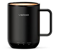 Vsitoo S3 Plus Tasse à café chauffante de 496,9 g - Contrôle de la température intelligent avec chauffe-tasse, IA à détection automatique chauffe les boissons jusqu'à 50 à 65,6 °C mains libres. Idéale