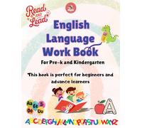 VSJ English Language Workbook: For PreK and Kindergarten. Teaches the basics to master ELA before grade 1.