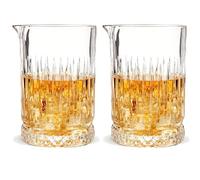 vskikris Lot de 2 verres à cocktail de 620 ml - Accessoires de cocktail - Kit de barman pour Martini, Manhattan, Old Fashioned - Décorations d'anniversaire de mariage, d'anniversaire, de Noël, cadeau