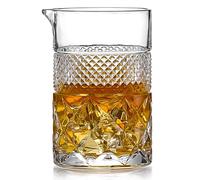 vskikris Verre à mélanger pour barman - 600 ml - Accessoires de cocktail - Kit de barman pour Martini, Manhattan, Old Fashioned - Décorations d'anniversaire de mariage, d'anniversaire, de Noël, cadeau