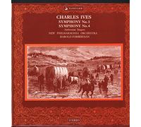 VSL 11041 Ives Symphony 3 & 4 New Philharmonia Harold Farberman LP