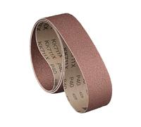 VSM 253244 Lot de 20 courroies abrasives de qualité grossière, dos en tissu, grain 36, 1/4" largeur, 12" de longueur, Marron