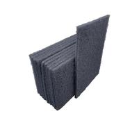 VSM Tampons abrasifs 401255 ultra-fins Gris 15,2 x 22,9 cm Lot de 10