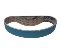 VSM Bande abrasive ZK713X Corindon de zirconium - 50 x 800 mm - Grain P120 - 5 pièces - Pour métal acier inoxydable - Support en tissu robuste indéchirable - Bandes abrasives professionnelles pour