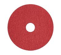 VSM Ceramic Plus Lot de 25 disques en fibre de résine, 11,4 x 2,2 cm, grain 100, grain grossier, dos en fibre, lot de 25