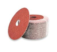 VSM Ceramic Plus Lot de 25 disques en fibre de résine, 12,7 x 2,2 cm, grain 36, grain grossier, dos en fibre