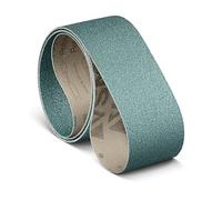 VSM Lot de 3 bandes abrasives en alumine oxyde de zirconium - Dos en tissu flexible résistant à la déchirure, durables, compatibles à la machine, 15,2 x 121,9 cm (gros)