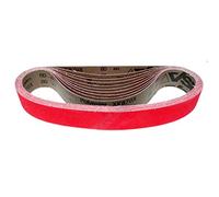 VSM XK870X/F Lot de 10 bandes abrasives pour ponceuse à bande tubulaire | 40 x 760 mm | Grain : P400