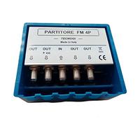 Vsnetwork Panneau de signal pour antenne numérique terrestre DTT, 1 entrée/4 sorties pour 4 TV