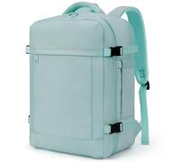 VSNOON Sac à Dos Voyage Cabine Avion, 32L Bagage Cabine 45x36x20 Easyje | Bagage à Main sous Le Siège, Sac à Dos Homme pour Ordinateur Portable 15, Étanche Bagage pour Homme Femme, Vert