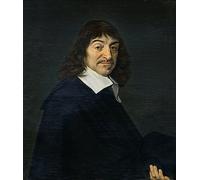 VsoxA Célèbre Murales en Toile Imprimé sur Toile Portrait de René Descartes par Frans Hals Affiches Imprimées Pour la Décoration de Bureau 60x90cm