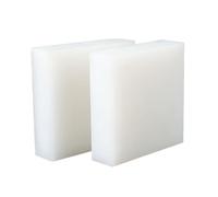 VSPLJQRXY Coussinets Amortissants en Caoutchouc Silicone Blanc Carré 60x60mm 2mm-50mm Épaisseur for Meubles Appareils Électroménagers Transport Industriel(60x60x35mm(2pcs))