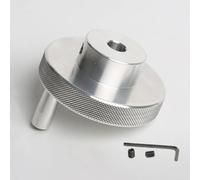 VSPLJQRXY Volant Alliage Aluminium Trou 5-16mm avec Poignée Rotative Clé Et 2 Vis pour Tour Fraiseuse Perceuse Machine À Meuler Mécanique(40mm*5mm)