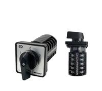 VSPPJYFG Interrupteur à Came Rotatif Universel à Double Circuit de Commande, 380 V, 10 A, 5 Niveaux, 3 Positions, Contact argenté, LW8-10/5(102)