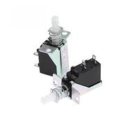 VSPPJYFG Micro Interrupteur 5 pièces Interrupteur autobloquant à clé Droite KCD-A10 SW-3 A04 Interrupteur d'alimentation 2Pin Ressort extérieur 5A for hotte