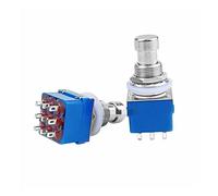 VSPPJYFG Microswitch Pédale d'effets pour guitare 9 broches 3PDT