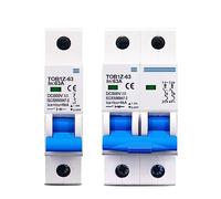 VSPPJYFG Mini disjoncteur 1P 2P DC MCB 6KA 500V, 3A 6A 10A 16A 20A 25A 32A 40A 50A 63A, Connexion en Y(25A,2)