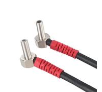 VSPPJYFG Petit capteur photoélectrique coudé à Faisceau traversant 10-30 V CC NPN PNP M05 06, commutateur Optique à Distance réglable(M5 10MNPN NC)