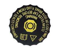 VSREI Bouchon de réservoir de liquide de frein anti-poussière pour Citroën Peugeot - Compatible avec les modèles 206, 207, 301, 2008, 3008, 308, 408, 508, C2, C3-XR, C4, C5