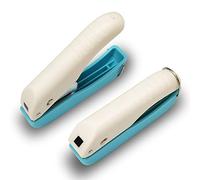 VSREI Mini perforateur à main avec poignée souple, forme carrée/carrée, pour étiquettes en papier, billet de vêtements photo, bricolage école - Carré, 6,4 mm