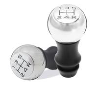 VSREI Pommeau de Levier de 5 Vitesses Manuelle pour Voiture 206 207 3008 etc/ C2 C3 C4 Picasso Berlingo Saxo (Argent)