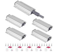 vsshe Appuyez pour ouvrir magnétique loquets, Push to Open Aimant Poussoir Porte Placard Loquet Magnetique, Tampon Amortisseur, Ouvre et Ferme avec Pression pour La Porte de L'armoire Tiroir Meuble