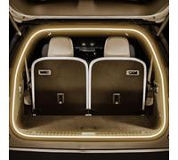 vsshe Bande lumineuse LED pour coffre voiture, 4 m, détection automatique, éclairage intérieur voiture, silicone anti-rayures, flexible et universelle
